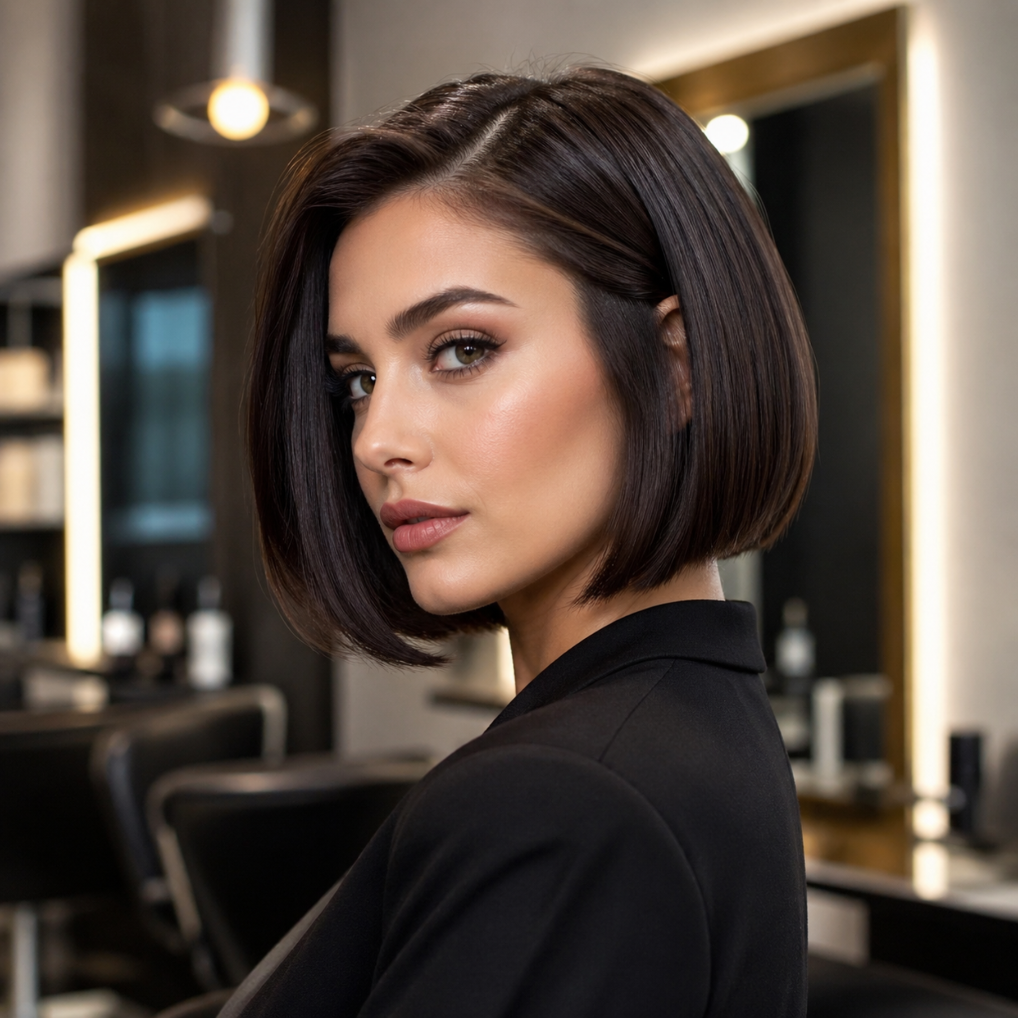 Women's bob cut