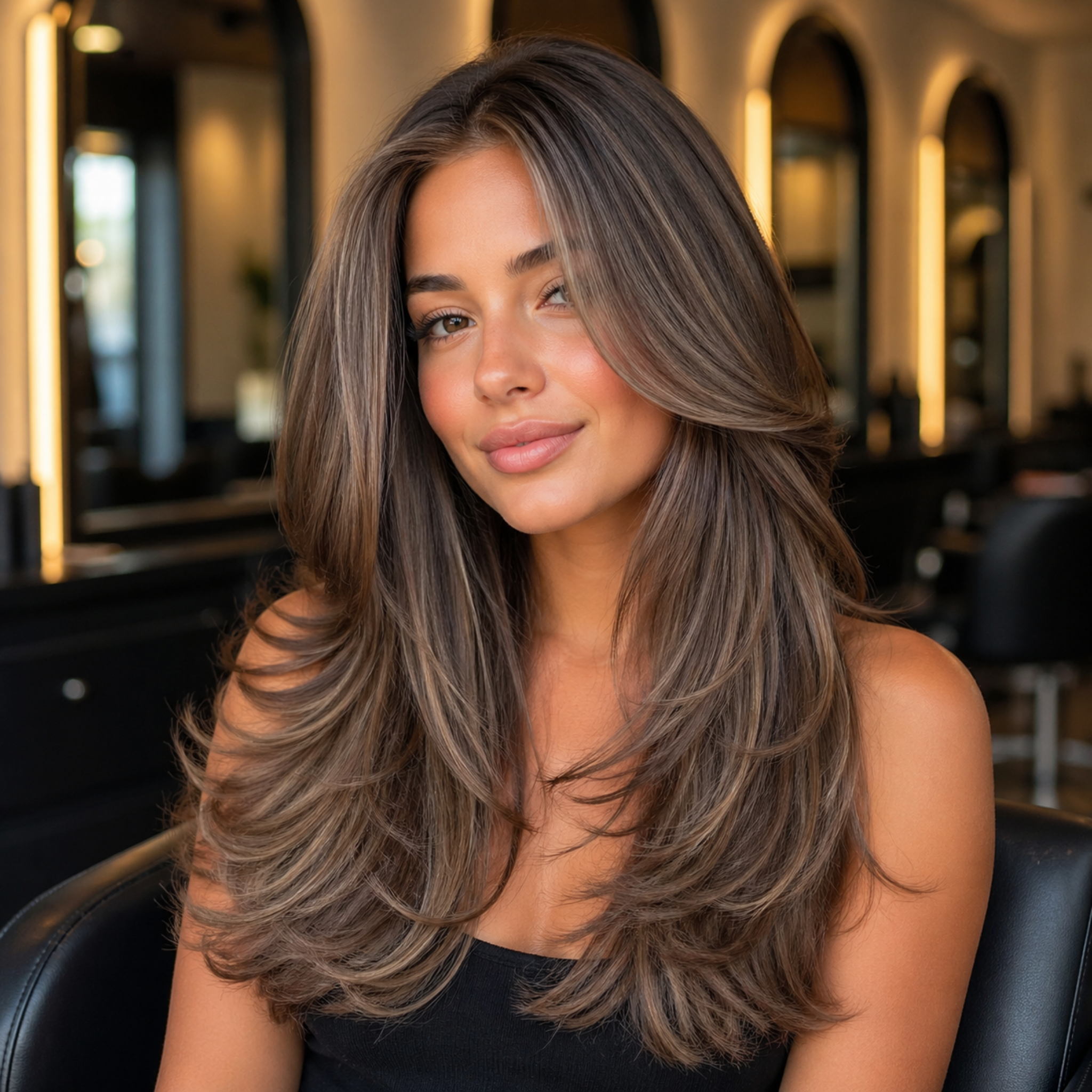 Luxury layered hair